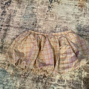 Bubble micro mini skirt